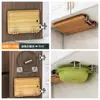 Estante de Almacenamiento de Cocina Engrosado, Soporte para Tapa de Olla Montado en Pared sin Taladro, Estante de Almacenamiento Multifuncional con Ganchos