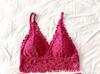 Popular Chaleco Hermoso Bordado con Encaje Sujetador Francés Sexy Wrap Bra Prenda Base Sin Aros Tubo Ropa Interior para Mujer