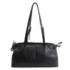 2025 de Moda para Viajar Gran Capacidad Casual Estilo Nuevo Texturizado Retro para Mujer Bolso de Hombro o Axila con Colgante