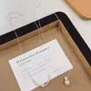 Cadena para Clavícula de Perlas de Doble Capa Gypsophila Estilo de Lujo Ligero Gama Alta Collar de Duquesa Temperamento Versátil Moda Diaria Collares