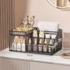 Prateleira de Armazenamento de Mesa Caixa de Armazenamento de Cosméticos Prateleira para Pia de Banheiro Penteadeira Multicamadas Prateleira de Armazenamento de Produtos para Cuidados com a Pele