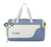 Bolsa deportiva y de fitness de gran capacidad, adecuada para viajes cortos y de negocios, con un compartimento separado para zapatos, se puede llevar a bordo y cuenta con un diseño de separación de húmedo y seco, lo que la hace ideal como bolsa de maternidad