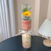 Pequeño Regalo para el Día del Maestro Bouquet Tejido a Mano de Lana Girasol Rosa Regalo para Maestro de Jardín de Infancia Escuela Primaria