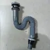 Tubo de Desagüe Universal de Acero Inoxidable para Lavabo de Baño, Sin Pegamento, a Prueba de Olores, Accesorios de Desagüe Tipo Tapa