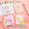 Cuaderno Pequeño de Espiral A7 Lindo Súper Lindo Mini Bloc de Notas Portátil Bolsillo de Solapa Portátil Pantalones Cuaderno Pequeño Espiral Estilo Pintura al Óleo
