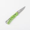 Navaja plegable para exteriores, Cuchillo negro pequeño, Cuchillo de acero inoxidable portátil para exteriores para camping, Cuchillo para frutas, Navaja de bolsillo pequeña al por mayor