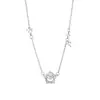 Collar de Zirconia Lively Love Sueño Dulce Lujo Ligero Suave Nicho Artístico Alto Sentido del Diseño Cadena para Clavícula Dropshipping