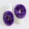Zuecos de Algodón, Pantuflas de Algodón para Mujer, Zapatos de Mujer para Otoño e Invierno, Zapatos Peludos, Pantuflas de Algodón Desmontables, Zuecos con Forro de Felpa Casa de Nieve