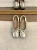 Zapatos Planos Rojos Retro Franceses Chuyuji para Mujer, Nuevos Versátiles 2026 Bailarinas Planas Poco Profundas con Lazo