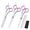 Tesouras para Tosquia de Animais de Estimação, Tesouras Integradas de Aço Integral para Aparar Pelos de Cachorro, Tesouras Domésticas de Dentes Planos, Tesouras Curvas, Suprimentos Exclusivamente para Vendas Transfronteiriças