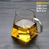Copo de Vidro Borossilicato Espesso para Caneca com Divisor de Chá Tigela de Chá Grande Acessórios para Cerimônia do Chá Venda por Atacado