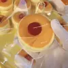 Estilo Xiaohongshu fresa arándano soufflé alto valor súper grueso celebridad de internet imitación masilla de silicona juguete de descompresión rebote