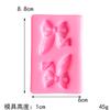 Vários laços Fondant chocolate diy cozimento caseiro bolo decoração acessórios argila epóxi silicone molde