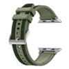 Modelo Nuevo Adecuado para Apple Watch iWatch Correa Deportiva Applewatch Correa de Nailon Tejido Compuesto de Silicona