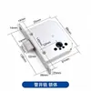 Cerradura para Puerta Cortafuegos de Acero Inoxidable Cerradura de Paso para Puerta Cortafuegos Cerradura de Pozo de Tubería Cerradura Oculta Invisible Accesorios para Cerradura de Puerta Metálica Cerradura de Puerta Dividida