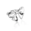 Anillo Metálico de Lazo para Mujer Lujo Ligero Gama Alta Dulce Fresco Abierto Ajustable Anillo de Dedo Anillo de Dedo de Comida Nueva Joyería de Moda