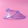 Ventosa de PVC transparente engrosada de fábrica ventosa de vacío cabeza de hongo plástico ventosa grande 50 mm cabeza redonda rosca ventosa para casco