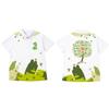 Uniforme de clase para escuela primaria con estampado de cuerpo completo, polo con cuello de solapa, estampado fijo medio, uniforme de juegos para padres e hijos de jardín de infantes, uniforme de graduación