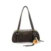Bolso tipo almohada transfronterizo simple y moderno para mujer, bolso de hombro retro de color contrastante para otoño e invierno, bolso de hombro para commuting, bolso de alta gama