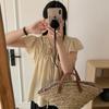 En Stock Primavera 2026 Nuevo Moda Coreana Elegante Casual Diseño Nicho Blusa Camisa Plisada