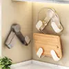 Soporte de Ventosa para Tapa de Olla Montaje en Pared Sin Taladro Estante de Almacenamiento Multifuncional para Cocina Organizador de Tabla de Cortar Soporte Mágico para Tabla de Cortar