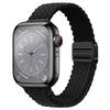 Correa de Reloj Magnética Trenzada de Doble Bucle para Cintura Delgada Adecuada para Apple 9 10 iWatch S11 Pulsera Magnética de Nylon