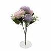 Flores Artificiais de Peônia Persa com 5 Cabeças para Decoração de Casa, Arranjo de Flores Artificiais Realistas de Alta Qualidade em Cores de Primavera