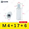 Venta al por mayor del fabricante Espárrago Hexagonal de Hilo Único Acero al Carbono Galvanizado Zinc Blanco Columna de Soporte de Aislamiento Macho-Hembra Hexagonal Columna Hexagonal M3-M8