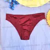 Populares Cruzados Europeos y Americanos Tela Suave Sedosa Textura Similar a la Seda de Mujer Sexy Encaje Calzones Transpirables Cómodos Ropa Interior