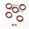 Llavero de anillo de plástico de colores Accesorios para abalorios DIY Colgante de anillo de resorte Gancho de campana Materiales para cadena de teléfono móvil