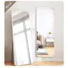 Espejo de cuerpo entero para dormitorio, residencia estudiantil, apartamento de alquiler, espejo de probador, transmisión en vivo, espejo para selfies, espejo de pie