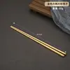 Conjunto de Faca, Garfo e Colher Espessado em Aço Inoxidável 304 Estilo Coreano com Cabos Quadrados para Restaurante Jantar Ocidental, Garfo e Colher de Sobremesa, Conjunto de Faca e Garfo para Bife