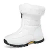 Botas de senderismo calientes de comercio exterior para mujer, botas de nieve, zapatos de exterior de caña alta, zapatos de senderismo