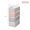 Gabinete de almacenamiento de escritorio de oficina caja de almacenamiento de cosméticos simple tipo cajón caja de almacenamiento de ropa interior de plástico misceláneas de archivo