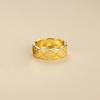 Anillo de diamantes a cuadros transfronterizos europeos y americanos para mujer, joyería geométrica de diseño de nicho de alta gama y colores llamativos.