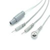 Cable de Conexión para Dispositivo de Terapia, Conector Macho Remo de 4P con Sr a Aguja de Electrodo de 2.0*2 a Conector Hembra de Terapia de 4.0