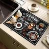 Tapete Drenante para Cozinha Amazon Transfronteiriço, Jogo Americano Absorvente de Secagem Rápida, Jogo de Mesa, Tapete de Controle de Água para Secar Tigelas e Hashis, Tapete para Bar e Café
