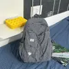 Nueva Mochila Casual Versátil Fresca a Cuadros para Niñas Estudiantes Universitarias Mochila Simple Estudiantes de Secundaria Mochila de Gran Capacidad