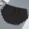 Pantaletas de una pieza de seda helada sin costuras de cintura media para mujer, con diseño ondulado, levantamiento de glúteos, moldeador de abdomen, puro deseo, sexys y lindas, tipo bikini triangular