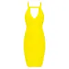 Vestido de Verão Transfronteiriço Feminino Justo no Quadril Vestido Bandagem Sexy para Banquete Vestido de Noite com Gola Halter