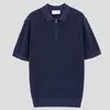 Camisa Polo de Verano para Hombre con Cremallera, Casual de Manga Corta, Deportes y Fitness, Color Sólido, Transpirable, Moderno, Versátil Top de Manga Corta