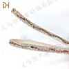 Tira de dibujo de semicírculo tridimensional de pedrería al por mayor accesorios para joyería DIY diamante de cristal equipaje ropa cordón decorativo para zapatos accesorios de taladrado en caliente