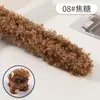 Varilla de Giro de Lana Rizada Tinte para Raíz del Cabello Tira Esponjosa Hecha a Mano Súper Gruesa Súper Densa Material de Bricolaje Regalo Casero Oso de Peluche