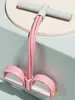 Entrenador de Resistencia con Pedal para Pies Dispositivo de Asistencia para Abdominales Fitness Yoga Uso en Casa Pedal de Pie de Cuatro Tubos Cuerda de Resistencia de Seis Tubos Cuerda de Ocho Tubos
