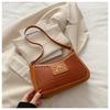 Bolsa Pequeña Cuadrada Personalizada Bolsa de Axila para Mujer 2025 Nueva Moda Lazo Textura de Nicho para Mujer Estilo Normcore Bolso de Hombro
