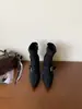 Primer Encuentro: Botines de punta fina, tacón de aguja, con cremallera lateral para mujer, estilo retro europeo y americano, colección nueva 2026, elegantes de tacón alto, de ajuste ceñido