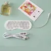 Mascarilla eléctrica para ojos con calefacción ajustable, ligera, sin presión, para dormir, cómoda, transpirable, al por mayor, se puede insertar bolsa de hielo