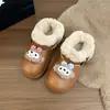 Lindas zapatillas cerradas para casa y exteriores para mujer, estilo de dibujos animados, nuevas zapatillas peludas 2026, cálidas y de suela suave para otoño e invierno
