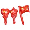 [Dropshipping] Decoração Temática Patriótica para o Dia Nacional de Jardim de Infância com Balões de Bandeira Vermelha de Cinco Estrelas