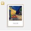 Pintura decorativa de Van Gogh parede de fundo de sofá da sala de estar pintura de parede mural criativo para restaurante varanda do quarto pintura do céu estrelado girassol